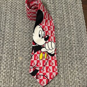 Disney Mickey Mouse Red Tie